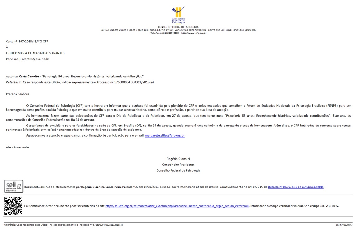 carta cfp esther